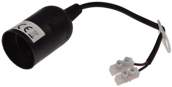 E27-Fassung mit 15cm Kabel + Aufhänger...