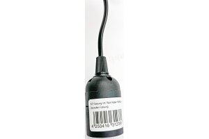 E27-Fassung mit 15cm Kabel + Aufhänger Baustellen-Fassung