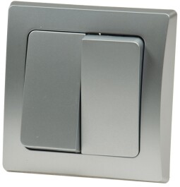 DELPHI Serien-Schalter 2-fach 250V~/ 10A inkl. Rahmen UP...