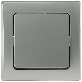 DELPHI Wechsel-Schalter UP silber 250V~/ 10A inkl. Rahmen...