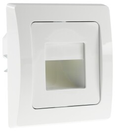 LED-Einbauleuchte DELPHI COB weiß 80x80mm 3000k...