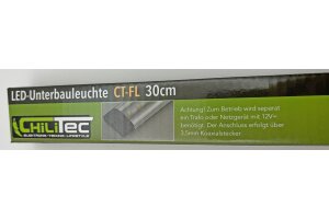 LED Unterbauleuchte CT-FL30 30cm 271lm 3 Watt 3000K / warmweiß