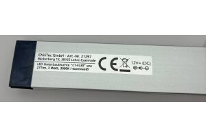 LED Unterbauleuchte CT-FL30 30cm 271lm 3 Watt 3000K / warmweiß