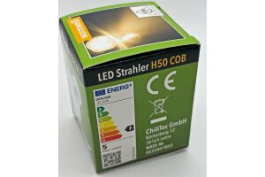 LED Strahler GU10 H50 COB 3000k 440lm 230V/5W warmweiß