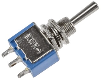 Miniatur Kippschalter 1x EIN/AUS/EIN(UM) 12V/3A...