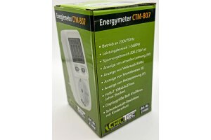 Energiekosten-Messgerät CTM-807 LC-Display Messung bis zu 3600W