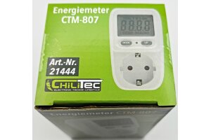 Energiekosten-Messgerät CTM-807 LC-Display Messung bis zu 3600W