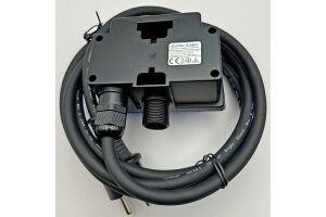 Gartensteckdose mit Erdspieß 2-fach IP44 2m Kabel