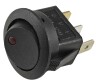 12V Schalter mit roter LED EIN / AUS 16A Ø 20mm Einbau