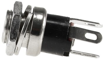 Einbaubuchse für 2,1/5,5mm Hohlstecker max. 12V DC /...