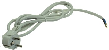 Netzkabel 1,5m grau 3x 0,75mm² Schutzkontakt-Stecker...