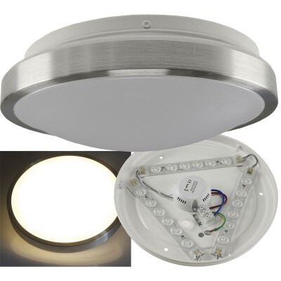 LED Deckenleuchte Acronica 12w Ø 26cm 12W 880lm 3000K IP44