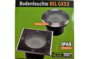 Bodenleuchte BEL GX53 R  rund ØxT 12x7cm IP65 GX53 Fassung