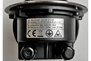 Bodenleuchte BEL GX53 R  rund ØxT 12x7cm IP65 GX53 Fassung