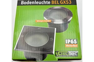 Bodenleuchte BEL GX53 Q 4eckig 12x12x7cm IP65 GX53 Fassung