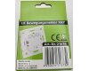 Bewegungsmelder Unterputz HF 160° LED geeignet 3-Draht Technik weiß