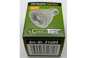 LED Strahler GU10 H60 COB Dimmbar 3000k 510lm 230V/7W warmweiß