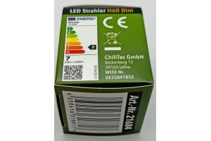 LED Strahler GU10 H60 COB Dimmbar 3000k 510lm 230V/7W warmweiß