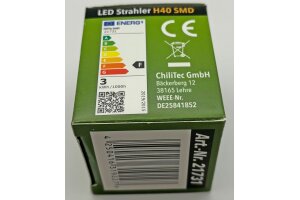 LED Strahler MR16 H40 SMD 120° 3000k 330lm 12V/3W warmweiß
