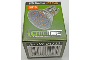 LED Strahler GU10 H55 SMD 120° 4000k 460lm 230V/4W neutralweiß