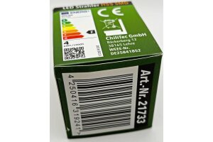 LED Strahler GU10 H55 SMD 120° 3000k 444lm 230V/4W warmweiß