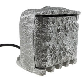 Gartensteckdose Stone 4-fach 250V/16A IP44 inkl. 5m Zuleitung