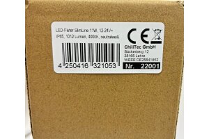 LED-Fluter SlimLine 11W 12-24V= IP65 1012 Lumen 4000K neutralweiß