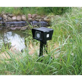 Gartensteckdose mit Erdspieß 2-fach IP44 2m Kabel Zeitschaltuhr