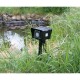 Gartensteckdose mit Erdspieß 2-fach IP44 2m Kabel Zeitschaltuhr