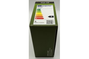 LED-Einbauleuchte Flat-32 warmweiß 80x32mm 5W 590lm weißes Gehäuse