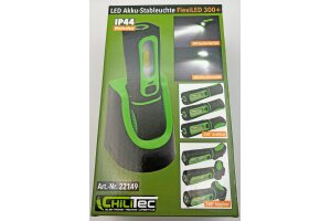 LED Stableuchte mit Akku FlexiLED 300+ Ladeschale Magnethalter 3W 250lm,IP44