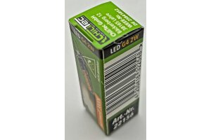 LED Stiftsockellampe G4 Silikon W2 3000k 200lm 300° 12V/2W warmweiß