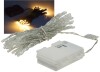 LED Batterie-Lichterkette CT-TK50 5m warmweiß IP44 50 LEDs mit 6Std.Timer