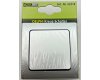 DELPHI Kreuzschalter 250V~/ 10A inkl. Rahmen UP silber