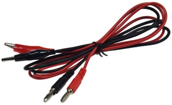 Prüfkabelsatz für Netzgeräte rot / schwarz...