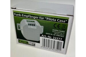 Funk-Empfänger für Pilota Casa 1-Kanal max. 2300W ERSETZT einen Schalter
