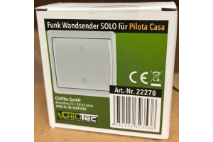 Funk-Wandsender Solo für Pilota Casa 433,92MHz max. 70m Batterie A23