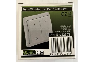 Funk-Wandsender Duo für Pilota Casa 433,92MHz max. 70m Batterie A23