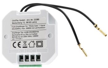 Funk-Empfänger WS für Pilota Casa max. 2300W...