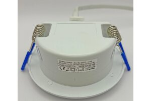 LED-Einbauleuchte Flat-30 FR-R 3000K Ø85x30mm 5W 460lm IP44 rund weiß