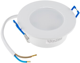 LED-Einbauleuchte Flat-30 FR-R 3000K Ø85x30mm 5W...