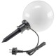 Garten Kugelleuchte Erdspieß CT-GL30cm IP44 230V 1,5m Kabel E27 Fassung