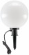 Garten Kugelleuchte Erdspieß CT-GL30cm IP44 230V 1,5m Kabel E27 Fassung