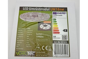 LED Umrüstmodul UM18nw für Leuchten Ø180mm 18W 1990lm 4000K Magnethalter