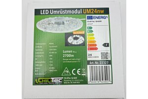 LED Umrüstmodul UM24nw für Leuchten Ø180mm 25W 2700lm 4000K Magnethalter
