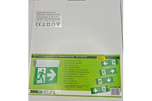 LED Fluchtwegleuchte NL-8 Multi Erkennungsw. 25m IP20 Decken+Wandmont.