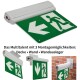 LED Fluchtwegleuchte NL-8 Multi Erkennungsw. 25m IP20 Decken+Wandmont.