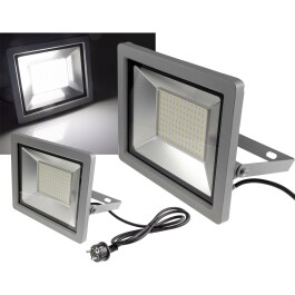 LED-Fluter SlimLine CTF-SLT 99 silber 100W 9230lm 4000K...