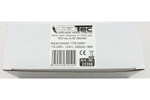 Stecker-Netzteil CTN-2448n 110-240V~ >24V= 2000mA / 48W