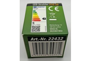 LED Strahler GU10 H50 3-Stufen-Dimm 2900k 420lm 230V/5W 110° warmweiß